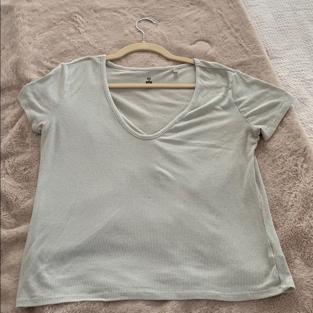 Light green top